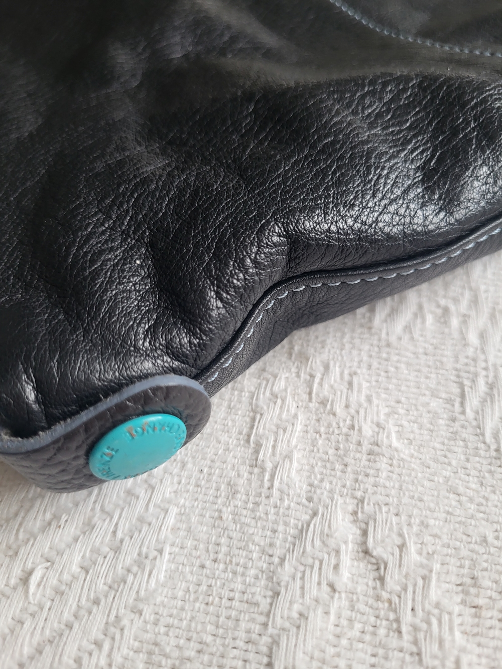 Gabs Black Leather Convertible Tote with Teal Accents - Women Bags - Picture 4 of 14